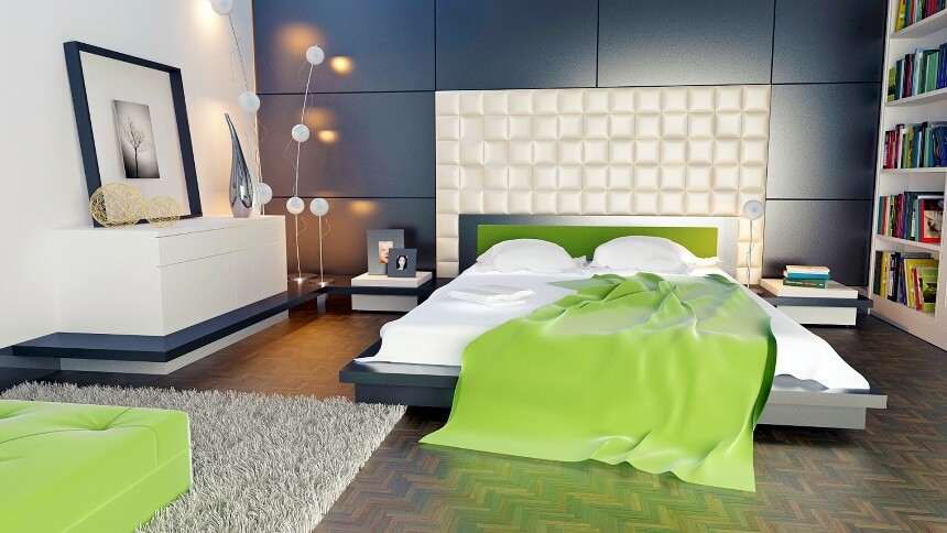 Дизайн спальни 15 кв. м