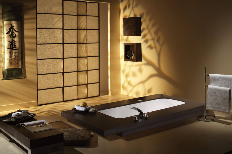 ванная в японском стиле