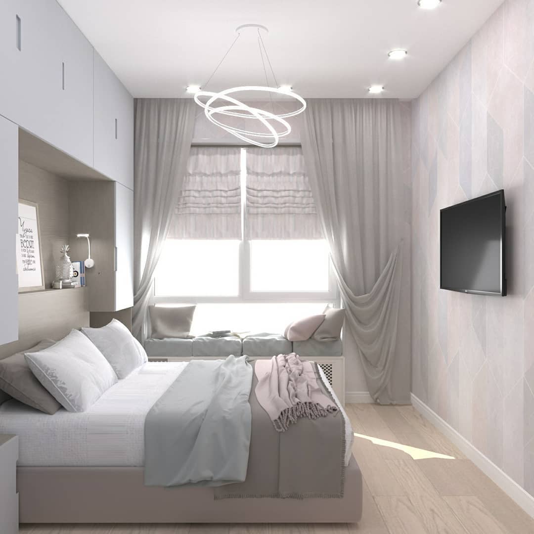 Дизайн Маленькой Спальни: 5 идей и 99 фото