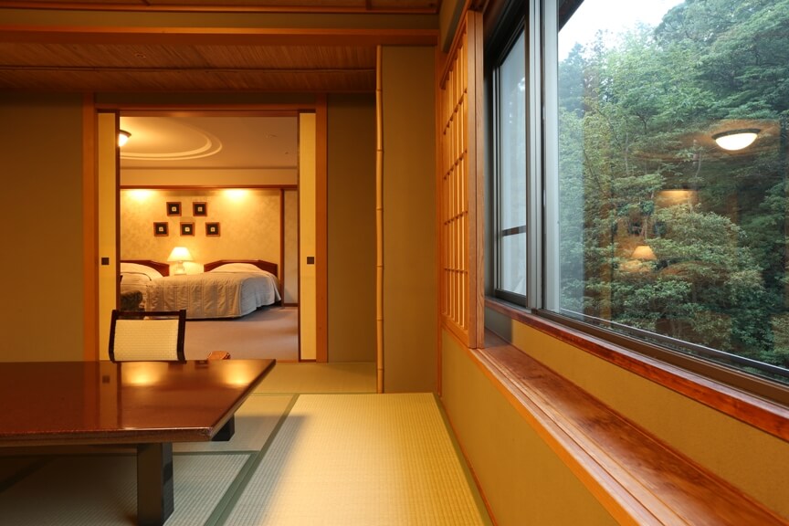 освещение спальни в японском стиле