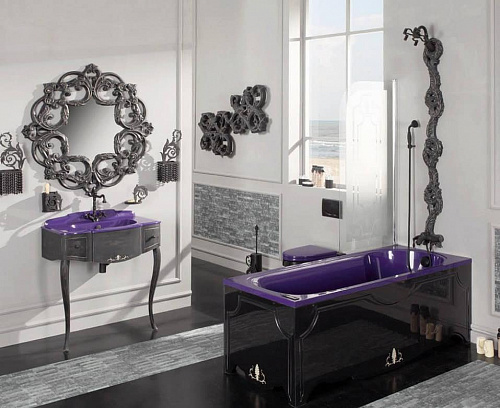 Черно-белая ванная комната - фото лучших идей вариантов дизайна